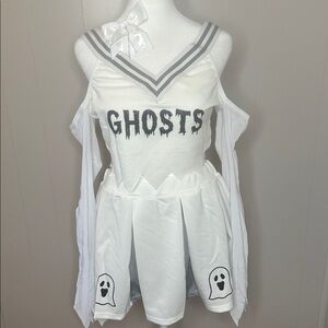 NWT Dolls Kill Ghostly Cheerleader Costume Set